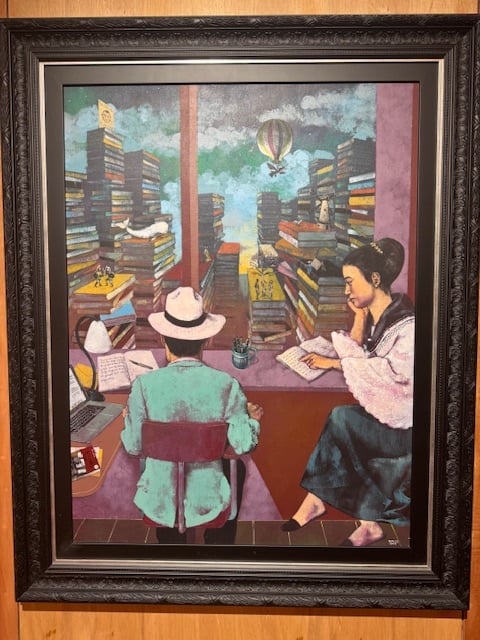 ‘Why Words Matter’ by Marcel Antonio, 2019, acrylic on canvas.