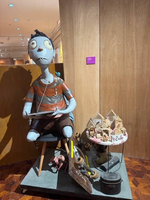 ‘Julius the Incomplete’ by Renato Barja Jr., 2024, fiber glass, resin, acrylic, enamel.