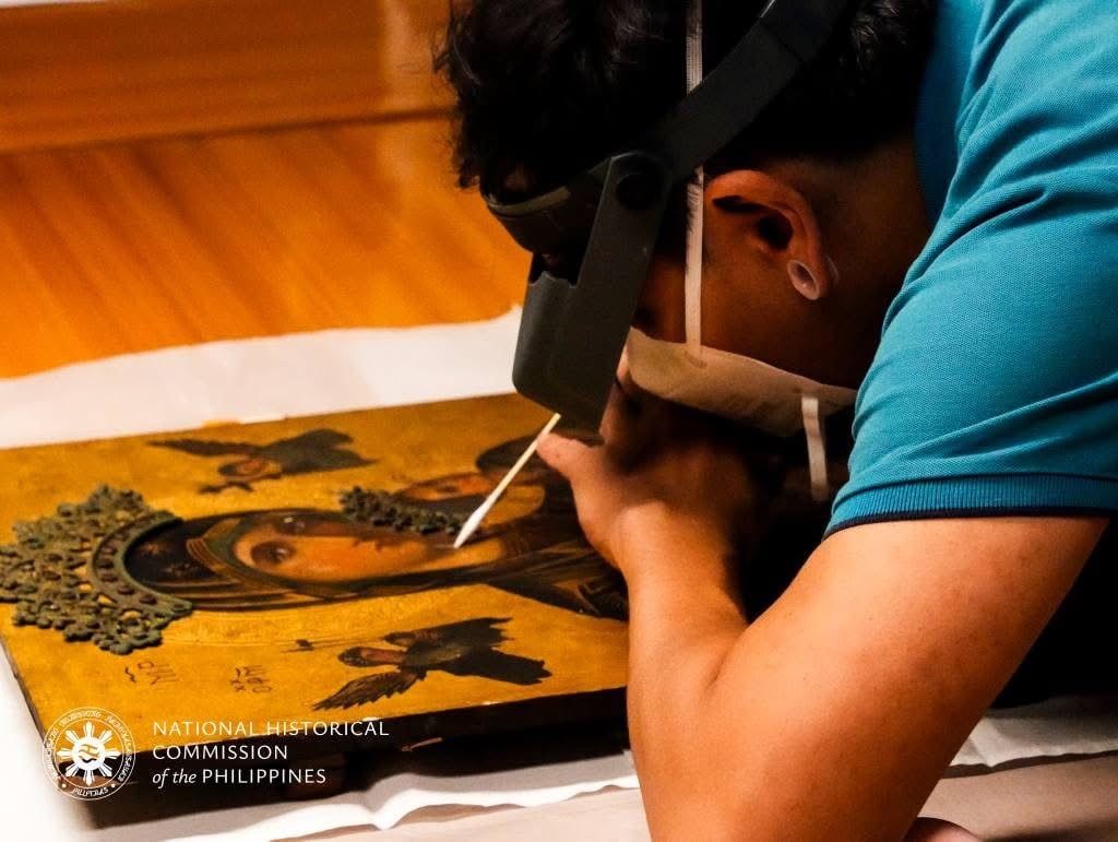 NHCP joins conservation efforts for the icon of Our Mother of Perpetual Help
