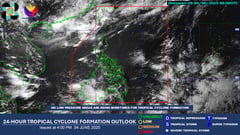 Two tropical cyclone-like vortices may form in Phl