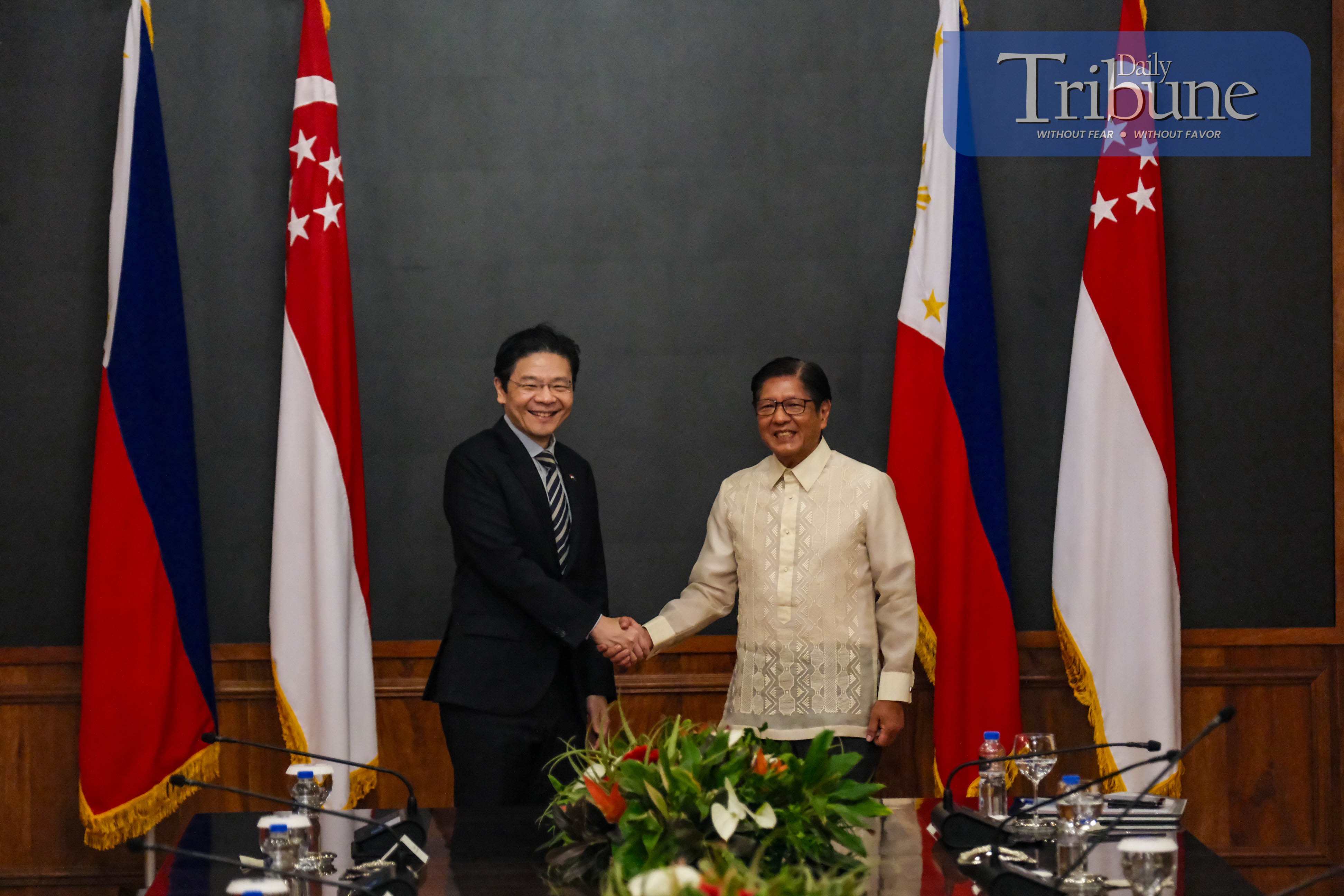 Marcos welcomes Singapore PM Wong 