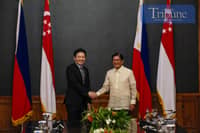 President Ferdinand Marcos Jr. and Singapore Prime Minister Lawrence Wong hold a bilateral meeting at Malacañang on Wednesday, 4 June 2025, aimed at strengthening diplomatic and economic ties between the Philippines and Singapore.