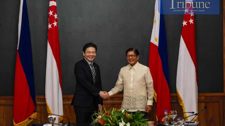 President Ferdinand Marcos Jr. and Singapore Prime Minister Lawrence Wong hold a bilateral meeting at Malacañang on Wednesday, 4 June 2025, aimed at strengthening diplomatic and economic ties between the Philippines and Singapore.