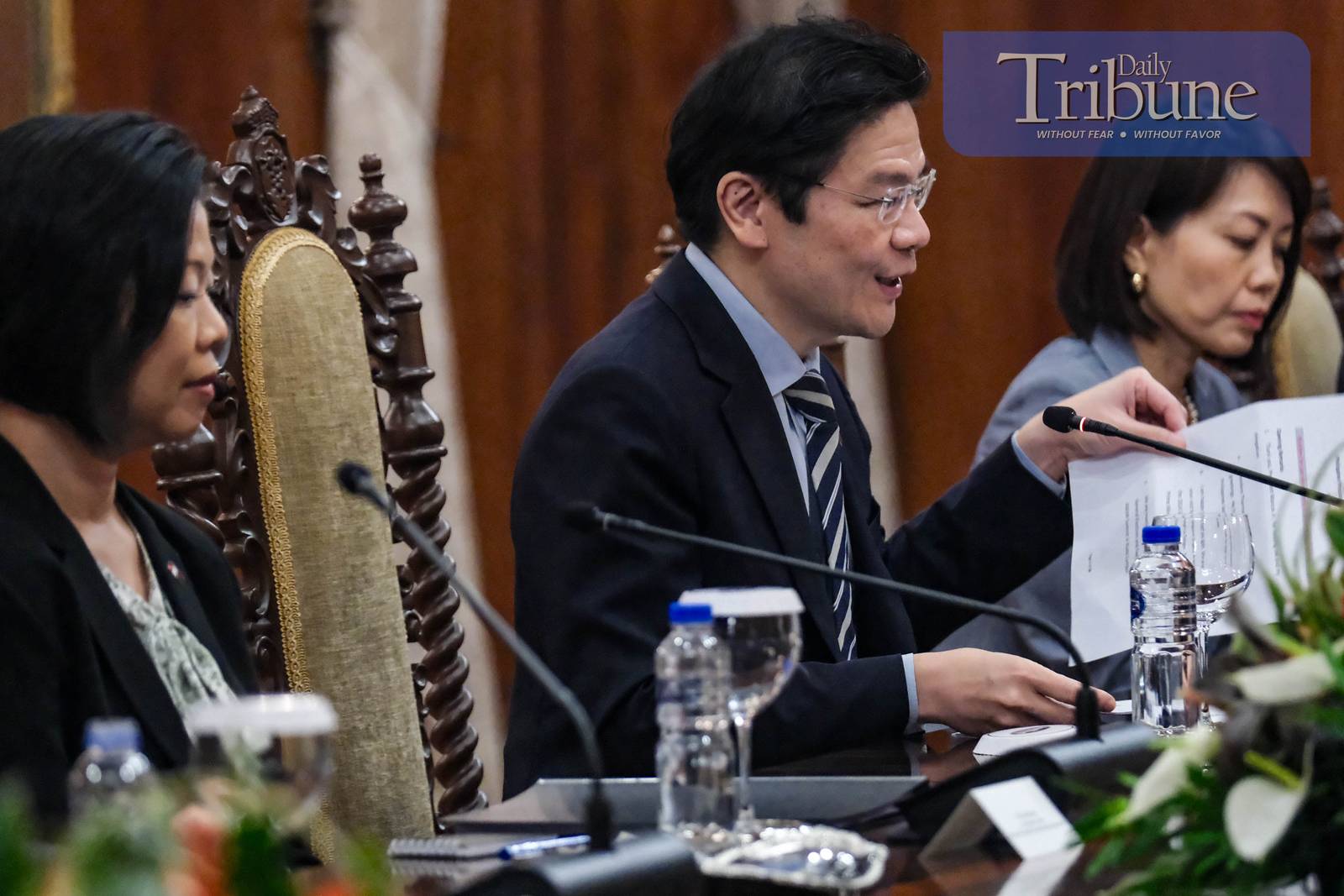 President Ferdinand Marcos Jr. and Singapore Prime Minister Lawrence Wong hold a bilateral meeting at Malacañang on Wednesday, 4 June 2025, aimed at strengthening diplomatic and economic ties between the Philippines and Singapore.