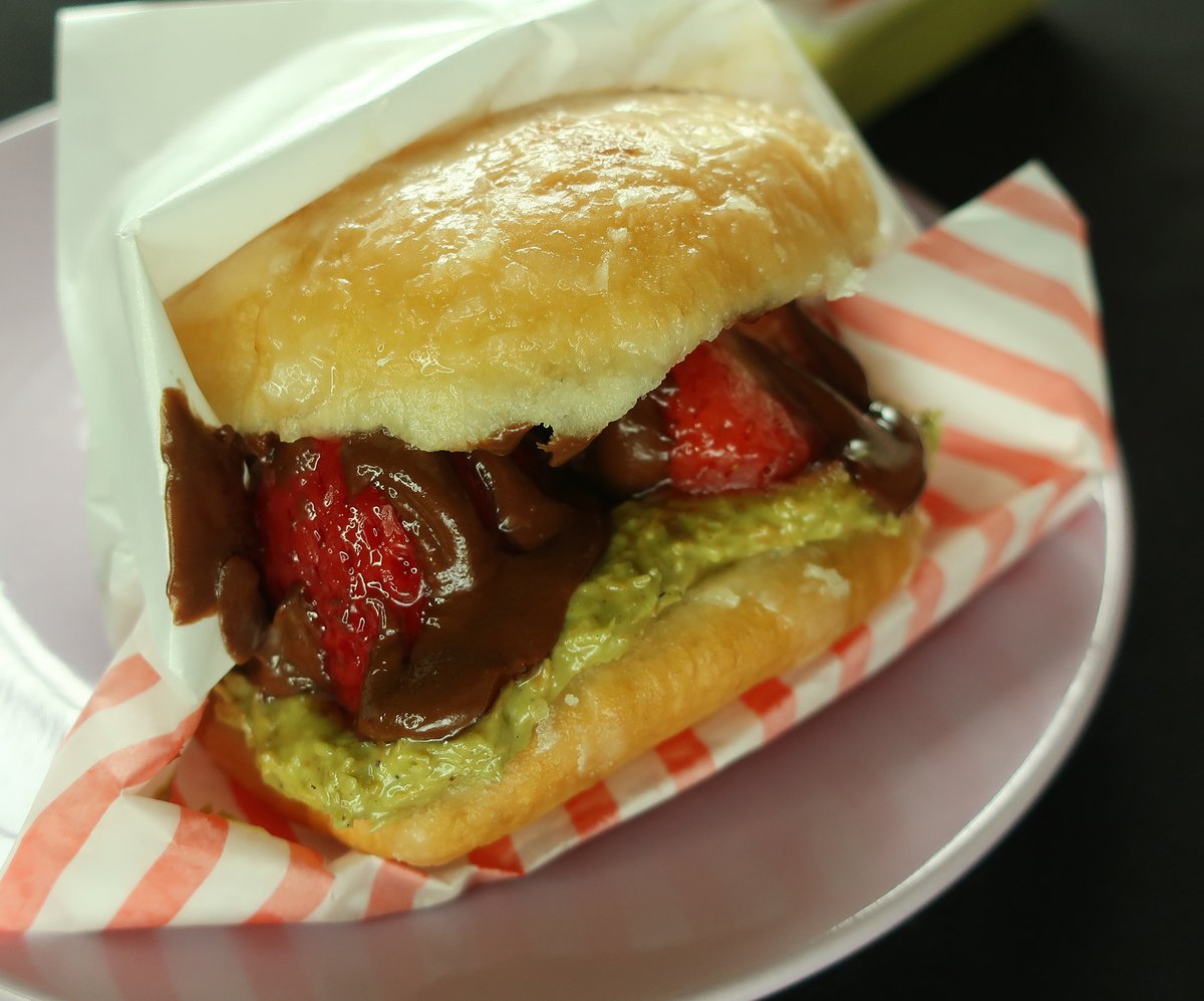 Strawberry Pistachio Donut