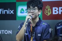SANJI speaks with the media after winning MPL Season 15