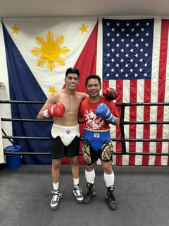 Pacquiao heats up training camp