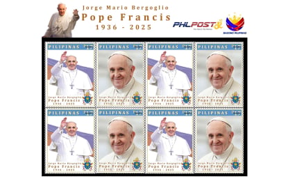 PHLPost unveils Pope Francis commemorative stamps