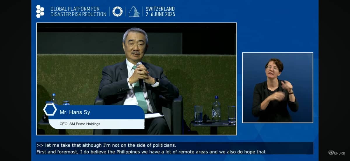 AT the Global Platform’s High-Level Dialogue on Disaster Risk Reduction (DRR) financing solutions, Mr. Sy shares that past experiences give him the drive to consistently invest in resilient infrastructure.