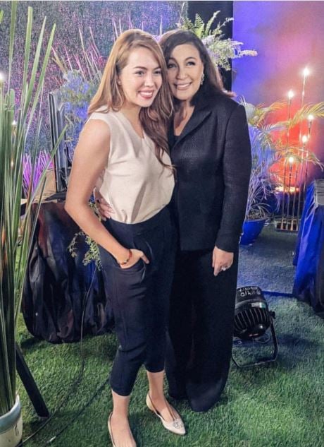 Julia Montes and Sharon Cuneta.