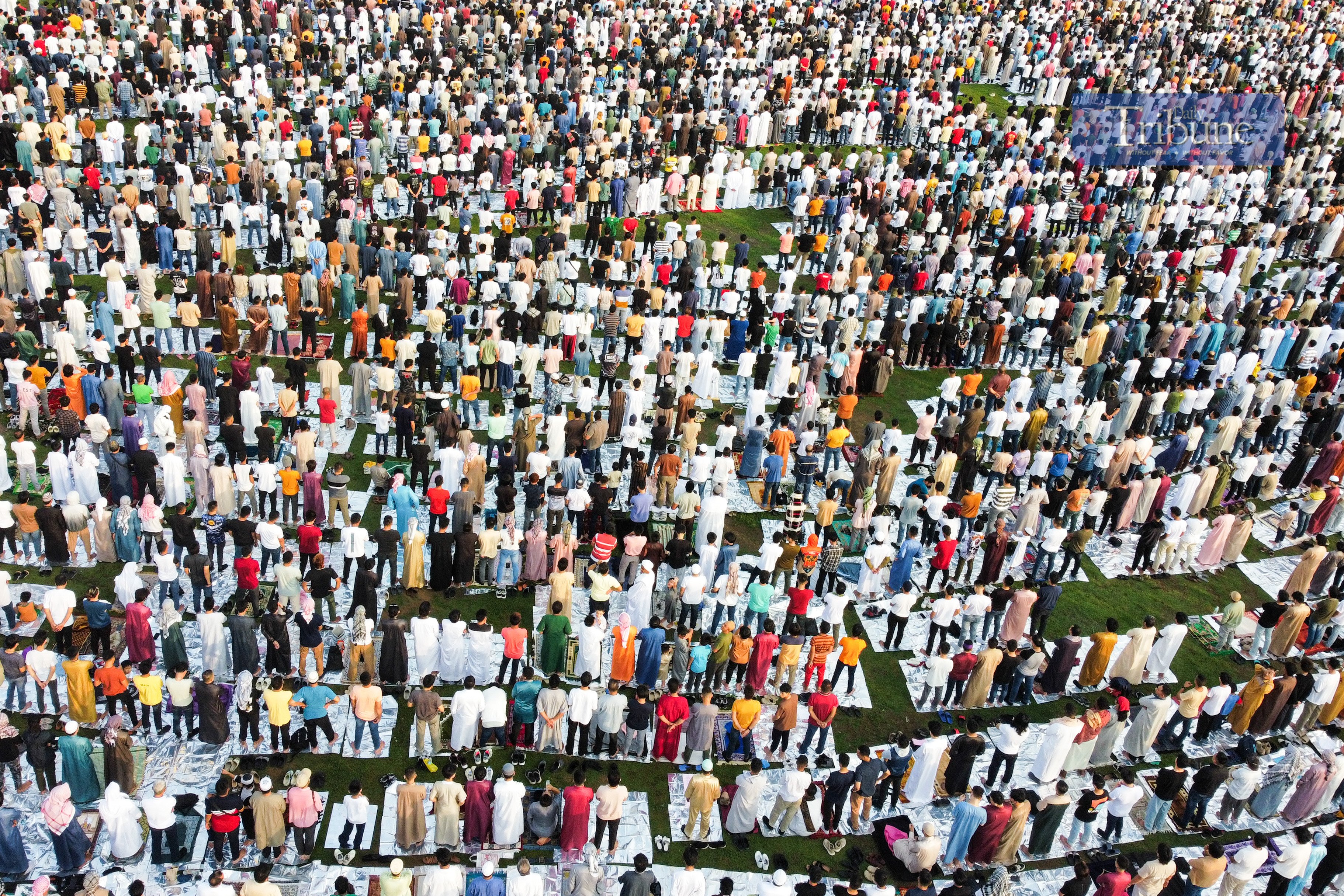 Morning prayer on Eid al Adha