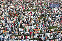 Morning prayer on Eid al Adha