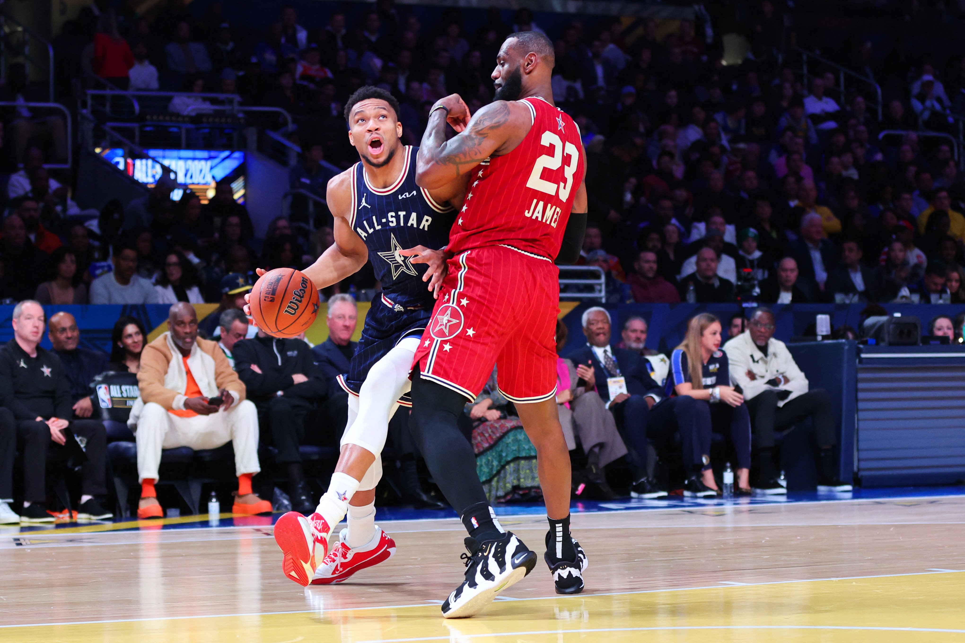 NBA All-Star Game
features USA vs World