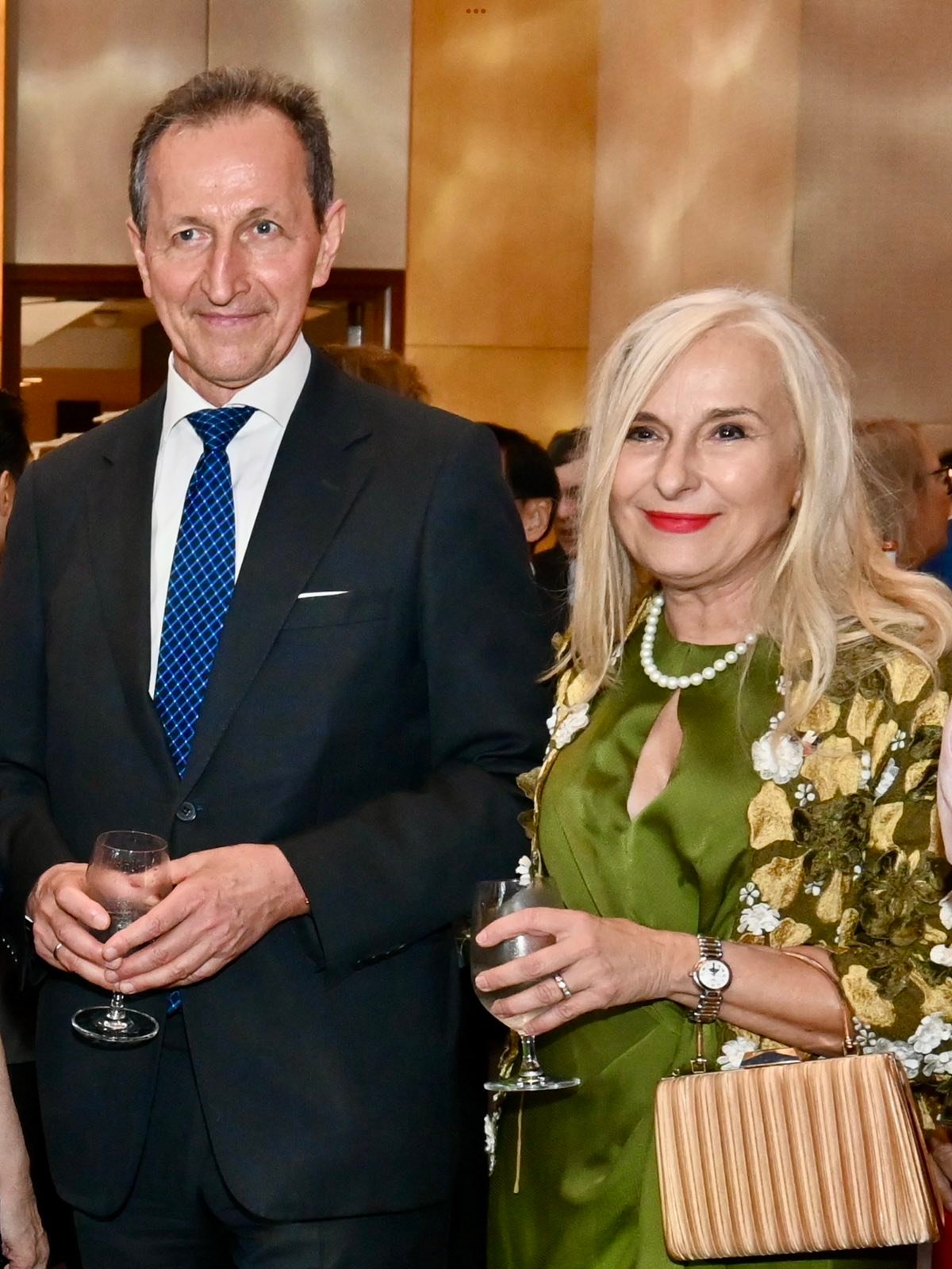 Ambassador of Austria Johann Brieger and Roswitha Brieger.