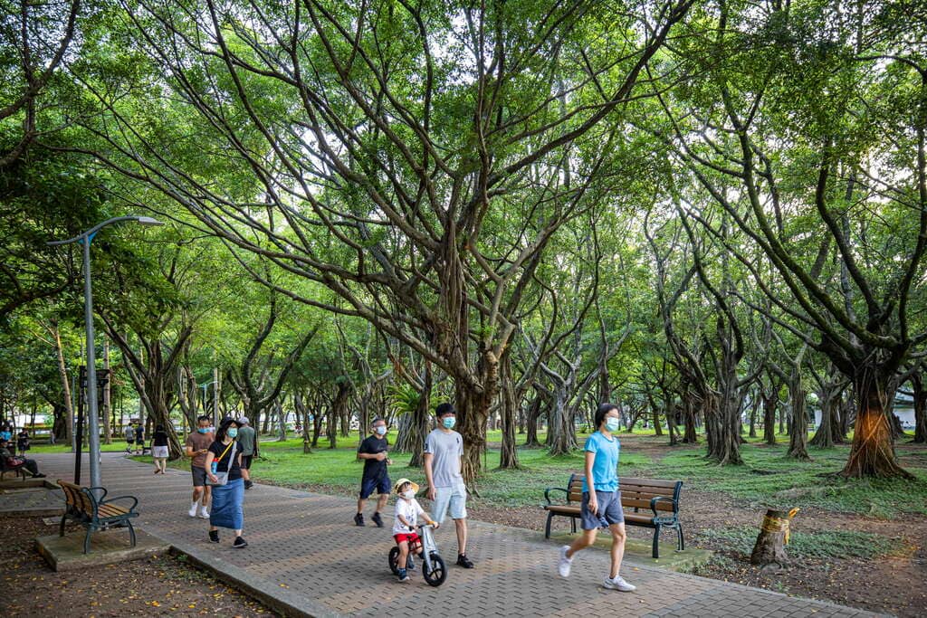 DA’AN Forest Park in Taipei, Taiwan