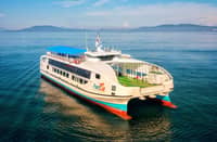 One of the five FastCat RoPax, a game changer in domestic travel, delivered from Singapore.