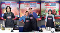 CONTENT creators Jujumao, Laureen Uy-Cruz and Miggy Cruz, and home cook Grace Tanfelix brought their kitchen creativity to the Purefoods Square-Up Cook-Off.