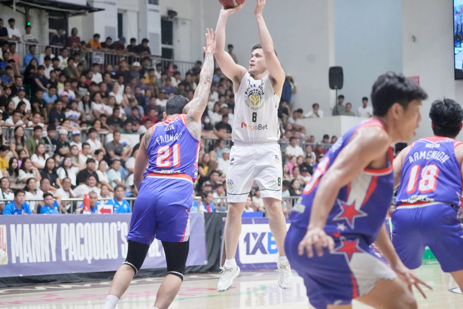 ROBBY Celiz shines as Nueva Ecija thwarts Pampanga, 84-72, to stay unscathed in the MPBL 2025 Season on Friday at the Bren Z. Guiao Convention Center in San Fernando, Pampanga.