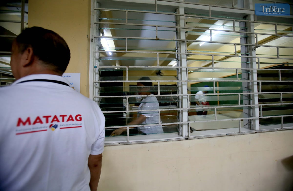 Teachers, volunteers, and students clean and repaint classrooms and collect recyclable materials at Quezon City High School on Saturday, 7 June 2025, during a special Brigada Eskwela activity in preparation for the opening of the new school year on 16 June.