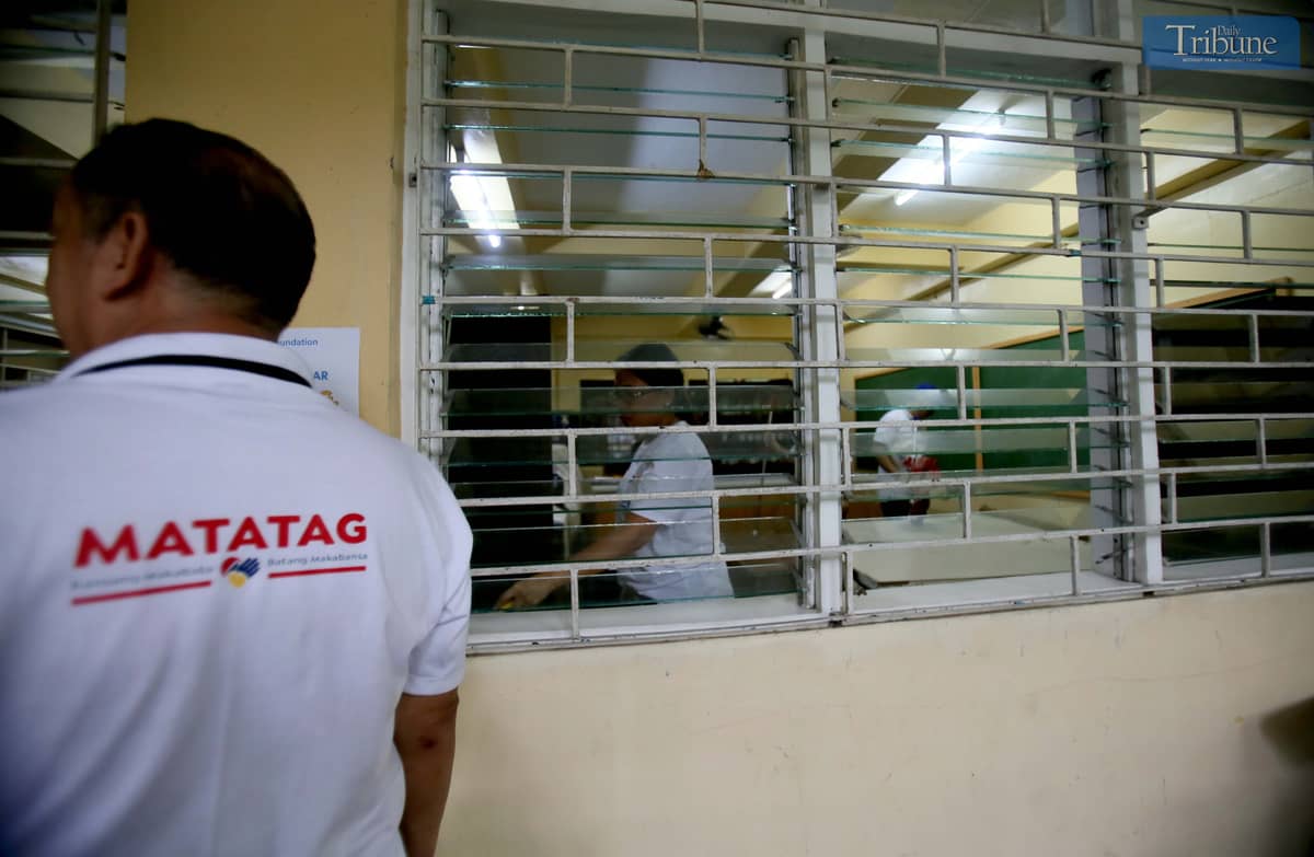 Teachers, volunteers, and students clean and repaint classrooms and collect recyclable materials at Quezon City High School on Saturday, 7 June 2025, during a special Brigada Eskwela activity in preparation for the opening of the new school year on 16 June.