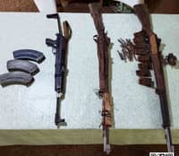 NPA rebs surrender high-powered firearms