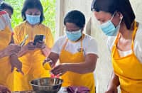 FOR years, ARBs like Rosyl Rabe, LOCIA Inc. Secretary, watched their Sampaguita harvests go to waste due to oversupply.