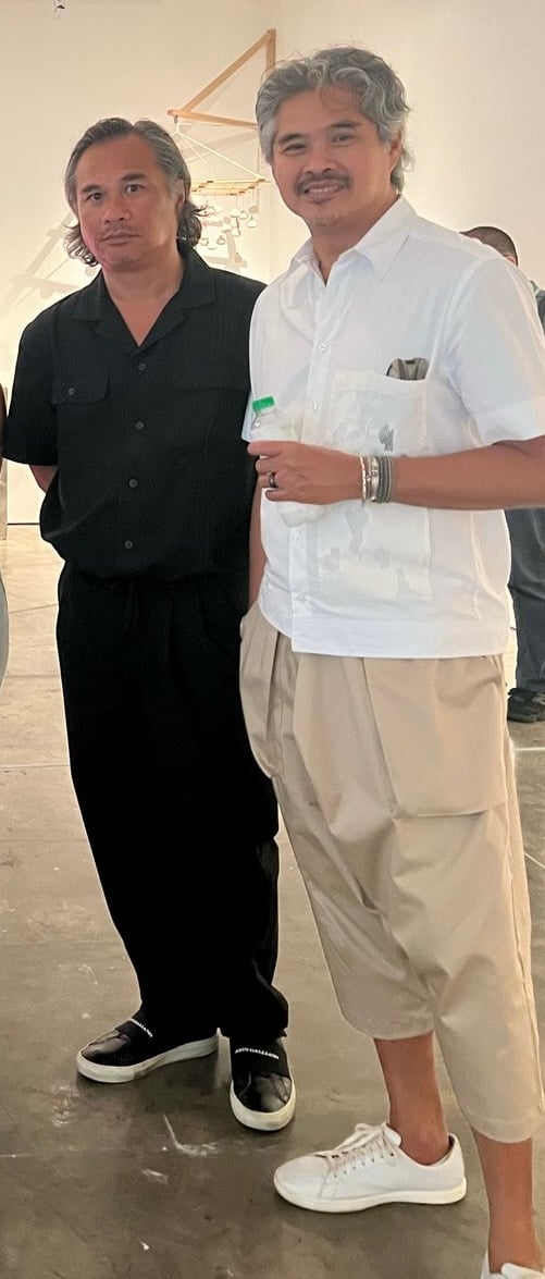 Vlad Roces and Miles Roces.