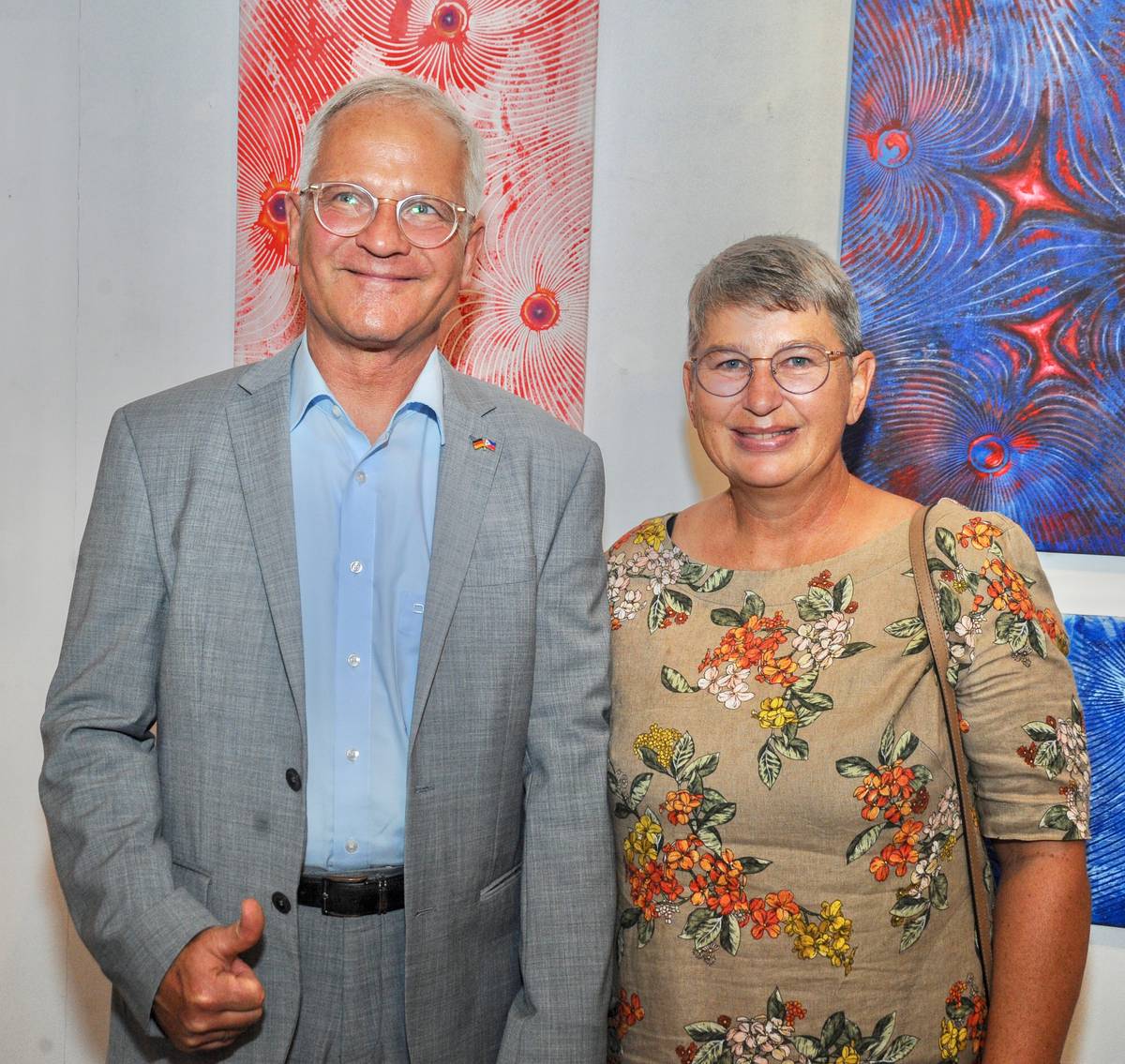 ANDREAS Pfaffernoschke and Mme. Marina Pfaffernoschke.