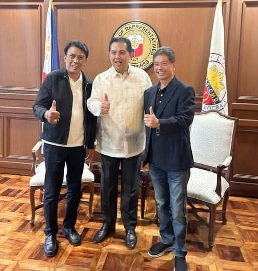 Marinduque Representative-elect Reynaldo Salvacion (left) and Governor-elect Melecio ‘Mel’ Go paid a courtesy visit to House Speaker Ferdinand Martin Romualdez. Go’s priorities are healthcare, electricity and education. These, he says, are the essential building blocks for a stronger Marinduque.