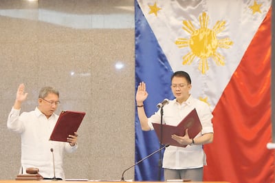 Chiz takes oath as Sara trial presiding officer