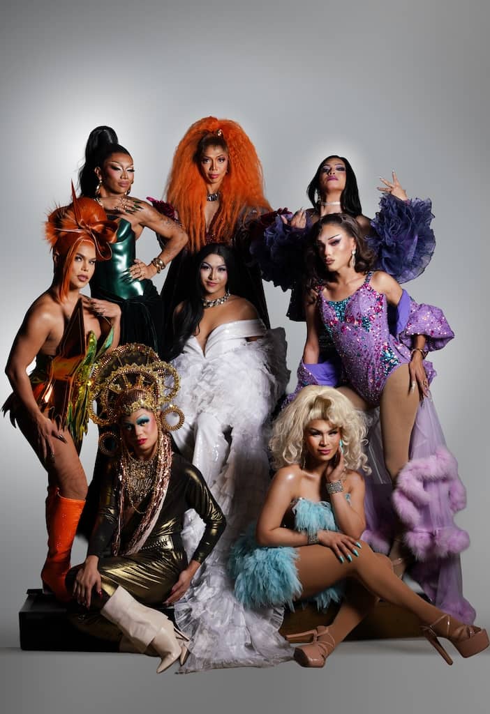 The cast of ‘Dalaga na si Maxie’ includes real drag queens Zymba Ding, Corazon, Mrs. Tan and Winter Sheason Nicole.