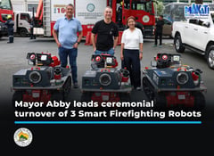 Makati goes futuristic with firefighting robots
