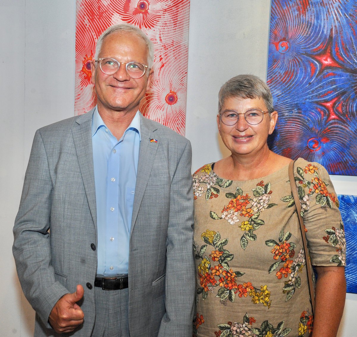 Pfaffernoschke and wife Mme. Marina Pfaffernoschke