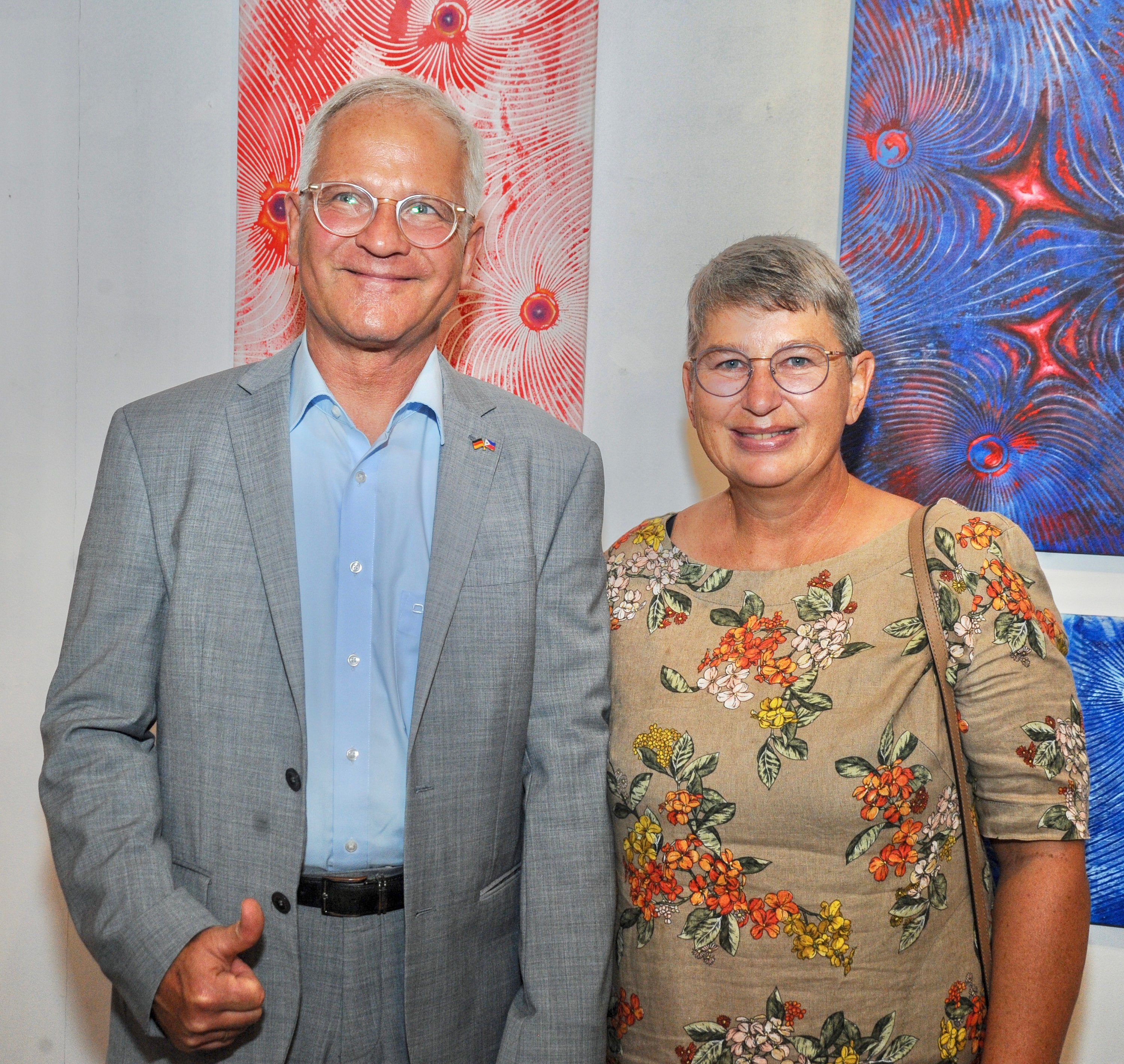 Pfaffernoschke and wife Mme. Marina Pfaffernoschke