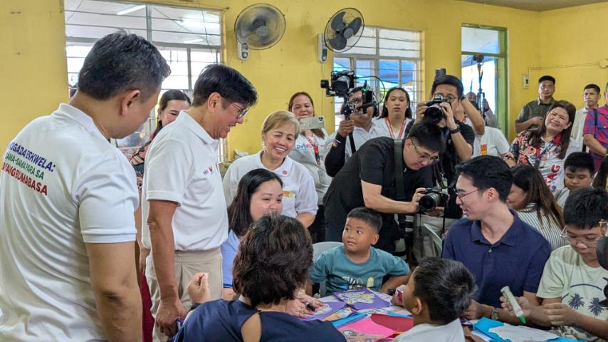 PRESIDENT Ferdinand Marcos Jr. leads the annual Brigada Eskwela in Malolos, Bulacan. Marcos inspected the ongoing repairs on the school such as the ceilings, windows and doors to ensure that the classrooms are safe and ready for the upcoming academic year.

This year's Brigada Eskwela theme is "Sama-Sama Para sa Bayang Bumabasa" which will occur for one week beginning Monday, 9 June until Friday, 13 June.