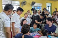 PRESIDENT Ferdinand Marcos Jr. leads the annual Brigada Eskwela in Malolos, Bulacan. Marcos inspected the ongoing repairs on the school such as the ceilings, windows and doors to ensure that the classrooms are safe and ready for the upcoming academic year.
This year's Brigada Eskwela theme is "Sama-Sama Para sa Bayang Bumabasa" which will occur for one week beginning Monday, 9 June until Friday, 13 June.
