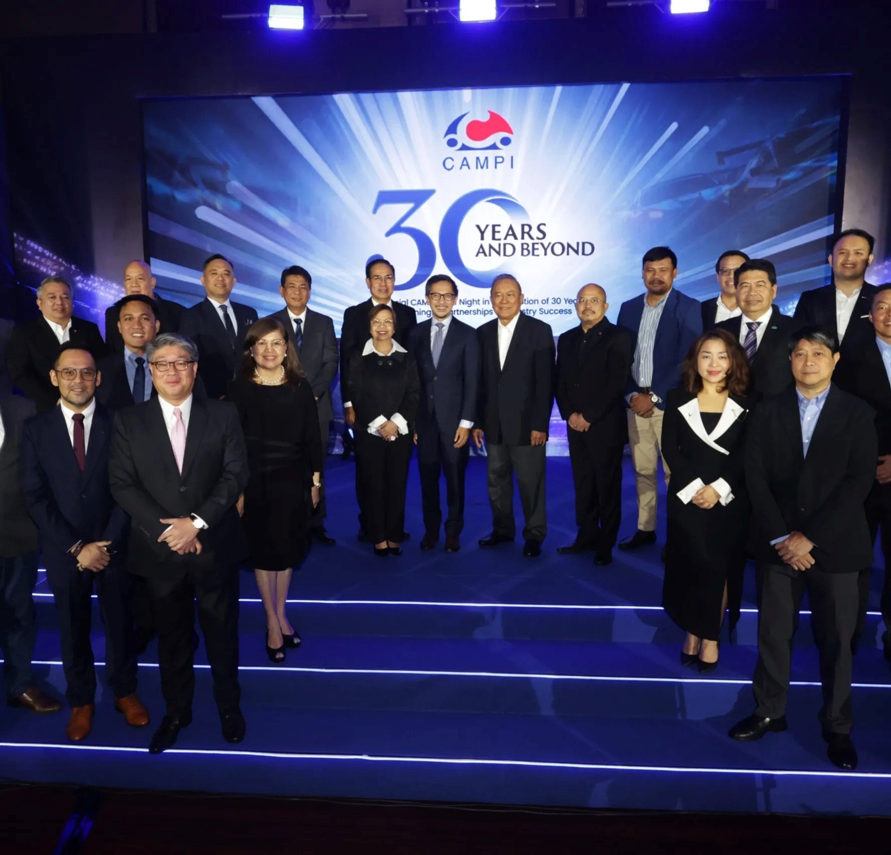 CAMPI officers and industry leaders gather at the Grand Hyatt Manila to mark the group’s 30th anniversary and unveil its new strategic roadmap for Philippine mobility.