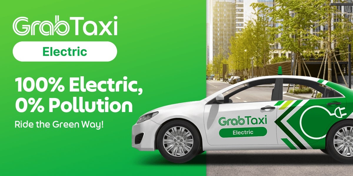 Grab unveils electric taxis