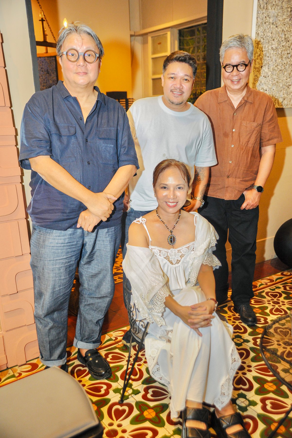 Eric Paras, Jigger Cruz, Gerry Tan. Tracie Dizon