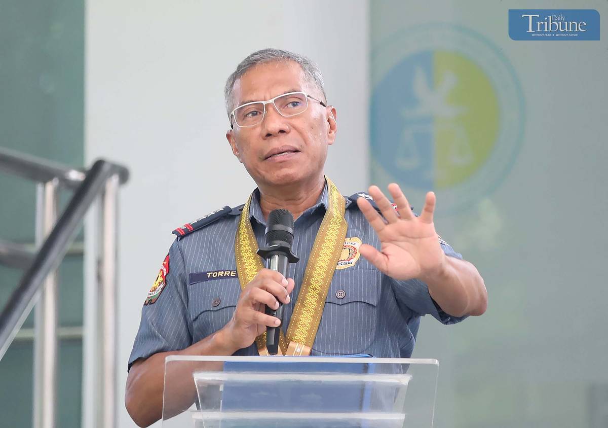 PNP Chief PGen Nicolas Torre III meets with Commission on Human Rights Chairperson Richard Paat Palpal-latoc at the CHR headquarters in Quezon City on Monday, 9 June 2025. The visit marks the first time a sitting PNP chief has formally visited the CHR.