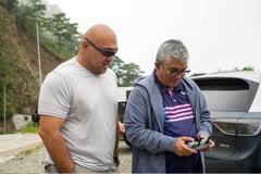 King Panda and Goyo Larazabal conquer Sagada in EV excursion