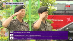 BTS reunion nears as RM, V finish military service