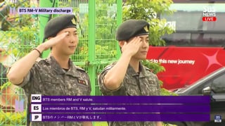 BTS reunion nears as RM, V finish military service