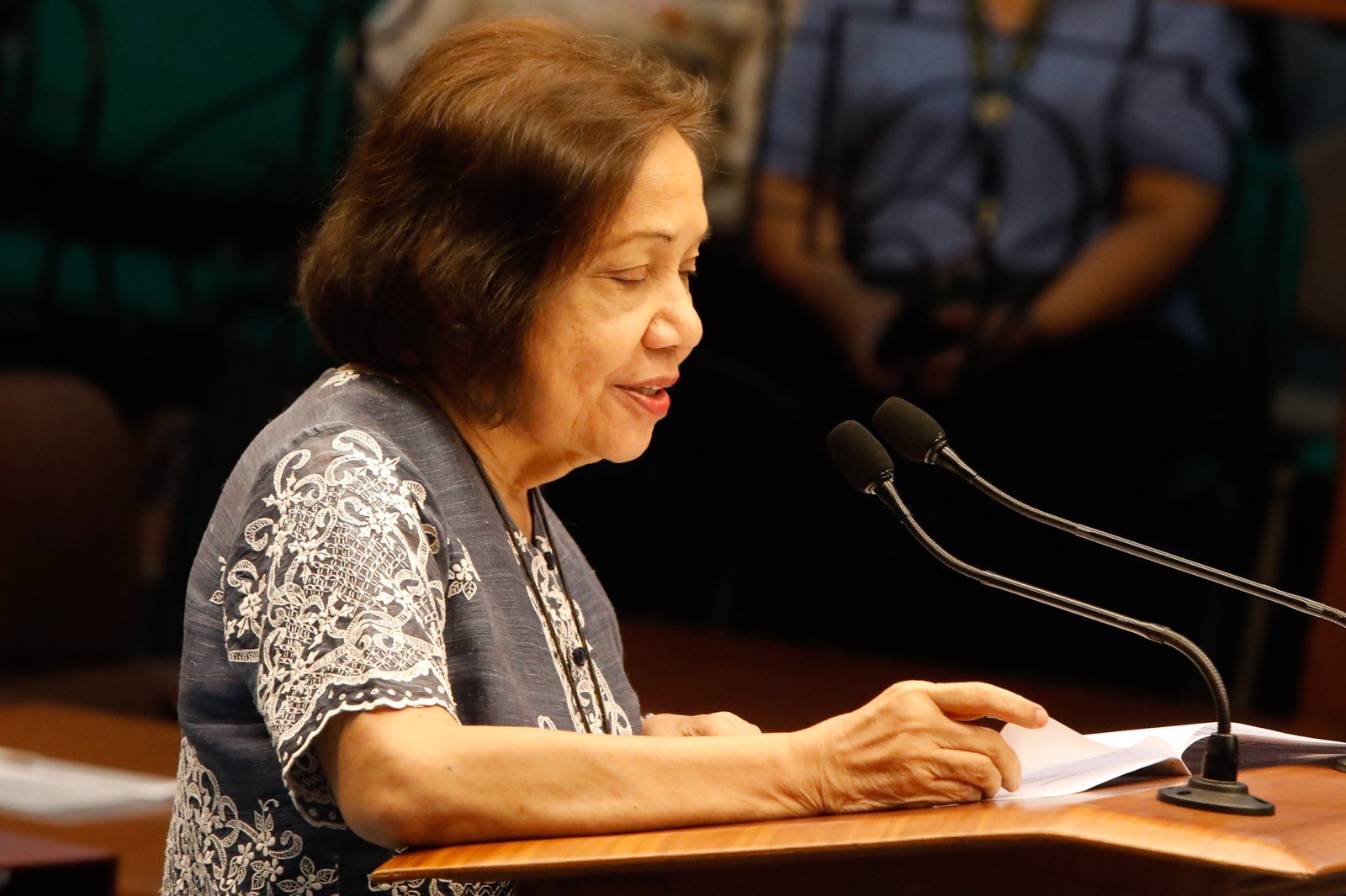 Former senator Villar rejects claim land use bill was ‘stuck under the Villars’