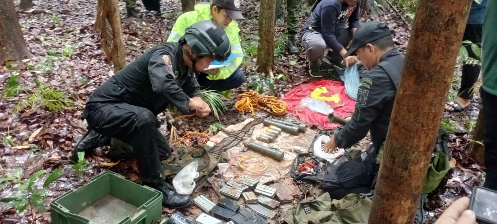 THE explosives and subversive documents seized by Zambales police.PHOTOGRAPH COURTESY OF COL. BENJAMIN ARIOLA