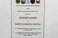 Cainta hospital honored for newborn screening efforts