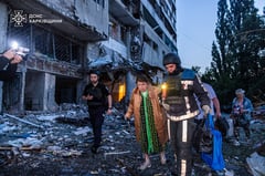 Russian drones wound 14 in Kharkiv