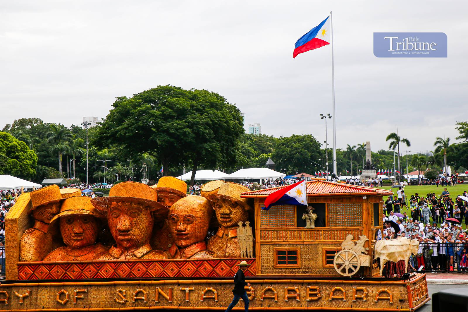 President Ferdinand Marcos Jr., joined by the first family, leads the 127th Philippine Independence Day celebration at the Quirino Grandstand on 12 June 2025. Cabinet secretaries, lawmakers, and members of the diplomatic corps also attended the event.