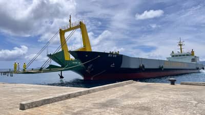 MV 1018, a new Landing Craft Transport (LCT), sailed on 12 June or during the celebration of the 127th Independence Day of the country, the first-ever Roll-on Roll-off vessel that plies directly from Mindanao to Luzon.