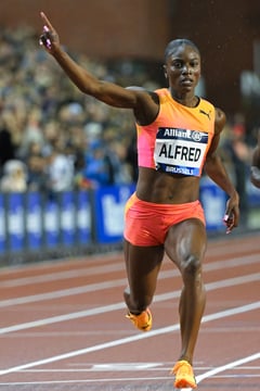 Alfred scorches 100m field in Oslo